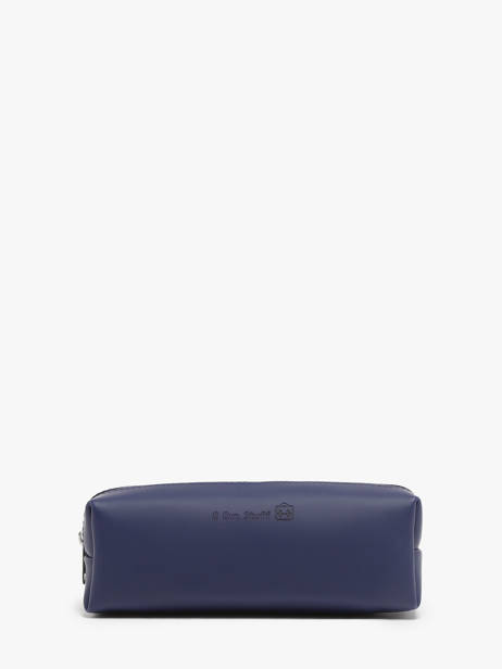 Pennenzak Leder Own stuff Blauw pen bag OS020
