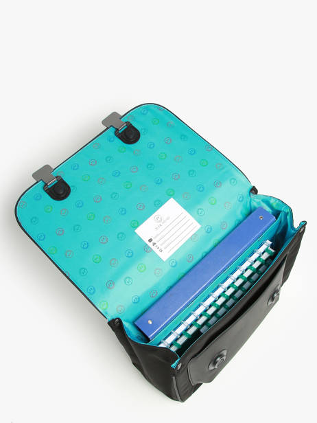 Boekentas It Bag Midi 2 Compartimenten Jeune premier Zwart daydream boys B ander zicht 3
