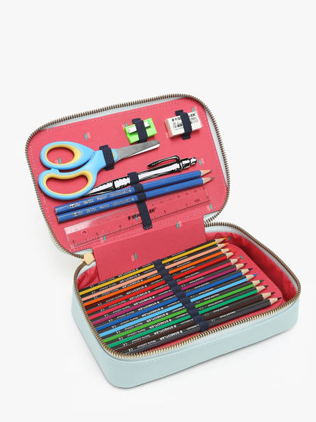 Gevulde Pennenzak 1 Compartiment Jeune premier Wit daydream girls G ander zicht 1