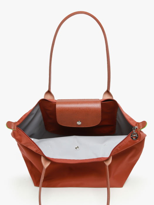 Longchamp Le pliage green Schoudertas Bruin