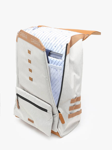 Rugzak City Medium Cabaia Beige city M ander zicht 3
