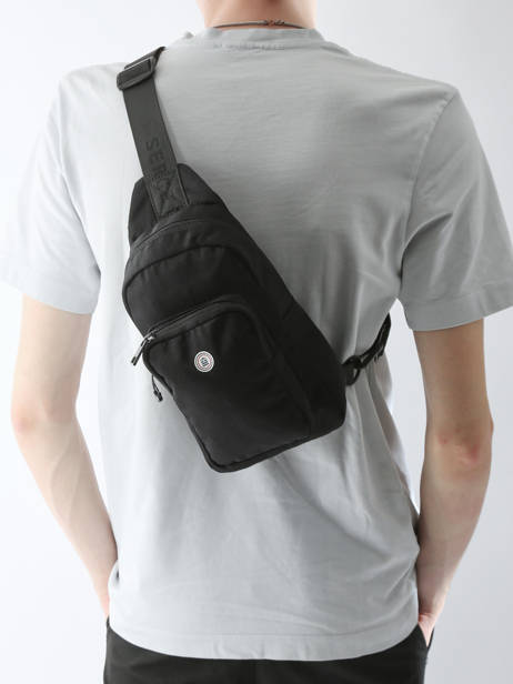 Cross Body Tas Serge blanco Zwart basik BSK11007 ander zicht 1
