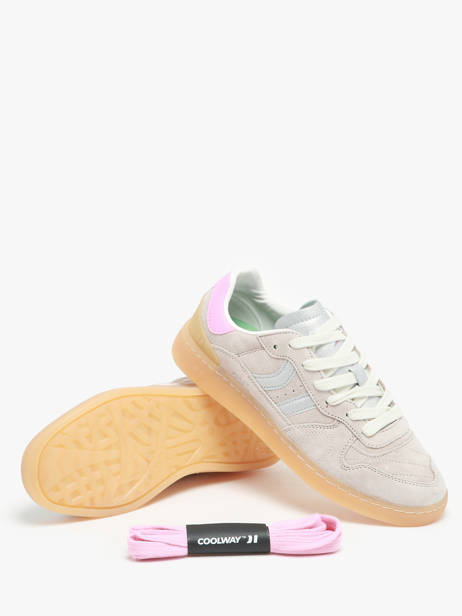 Sneakers Goal Uit Leder Coolway Bruin women 7604848 ander zicht 2