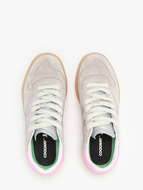 Sneakers Goal Uit Leder Coolway Bruin women 7604848 ander zicht 3