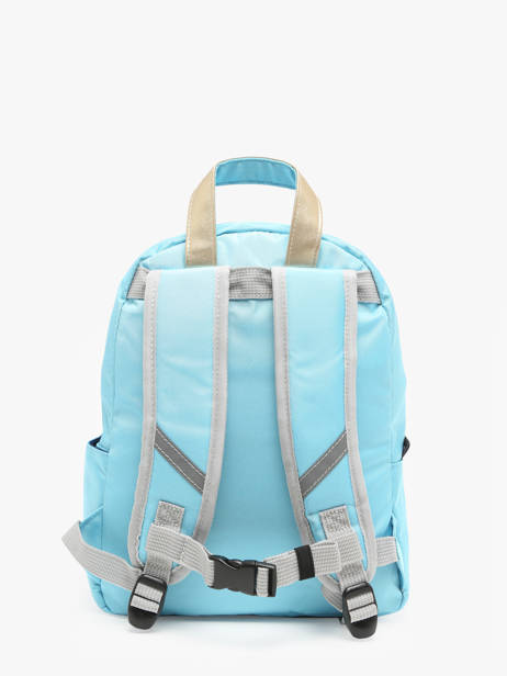 Mini Rugzak Caramel et cie Blauw boheme FI ander zicht 4