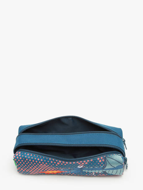 Pennenzak 2 Compartimenten Tann's Blauw les fantaisies g 12196 ander zicht 1