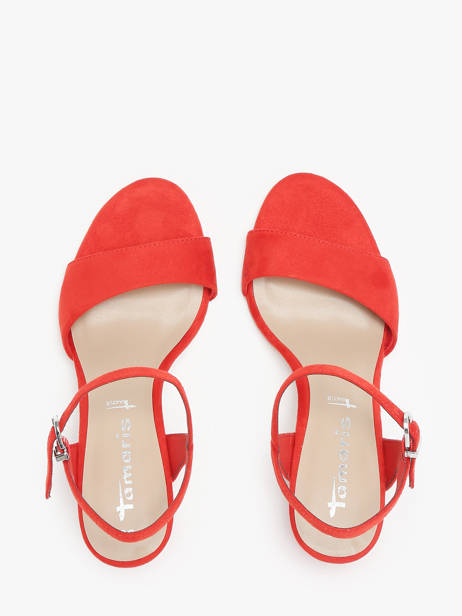 Sandalen Met Hak Tamaris Rood women 42 ander zicht 3