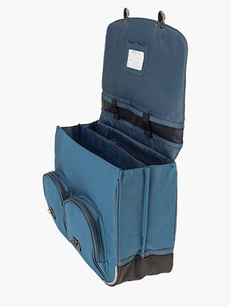 Boekentas 2 Compartimenten Tann's Blauw les fantaisies g 44196 ander zicht 2