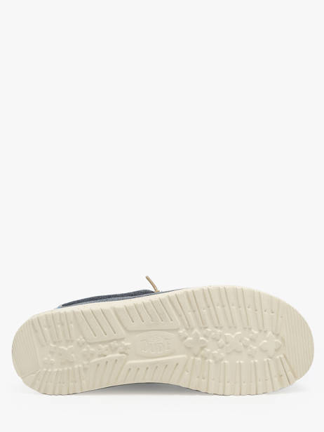 Mocassins Wally Coastline Jute Hey dude Blauw men 40952 ander zicht 3