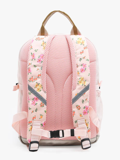 Rugzak 1 Compartiment Caramel et cie Roze boheme FI ander zicht 4
