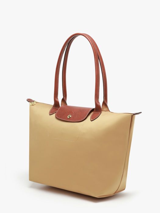Longchamp Le pliage original Schoudertas Geel