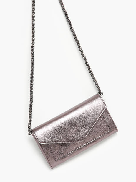 Portefeuille Etincelle Irisée Leder Etrier Zilver etincelle irisee EETI5008 ander zicht 3