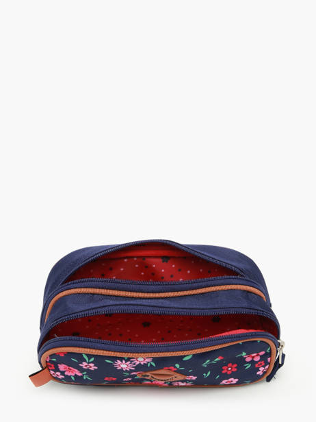 Pennenzak 2 Compartimenten Snowball Blauw liberty 46311 ander zicht 1