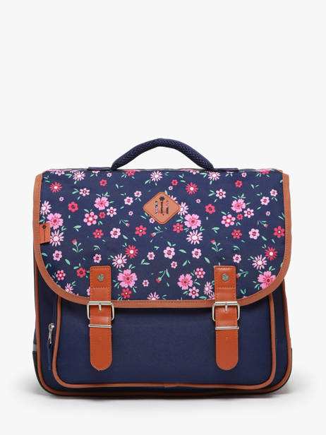 Boekentas 2 Compartimenten Snowball Blauw liberty 46338