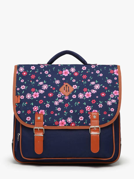 Boekentas 2 Compartimenten Snowball Blauw liberty 46341