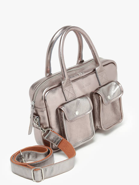 Cross Body Tas Vintage Leder Paul marius Grijs vintage LEDANDYS ander zicht 2