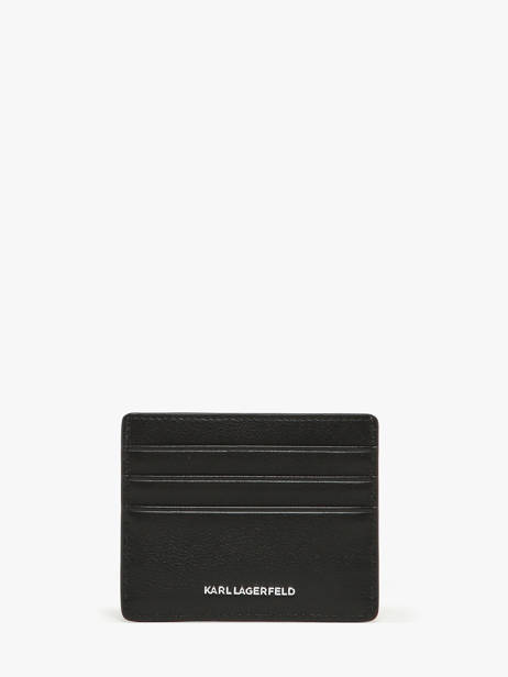 Kaarthouder Leder Karl lagerfeld Zwart k ikonic 2.0 245W3216 ander zicht 2