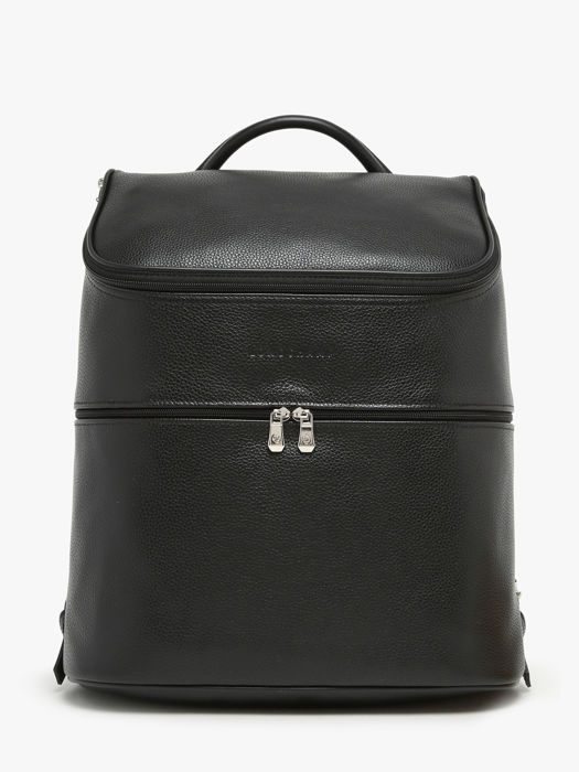 Longchamp Le foulonné Rugzak Zwart