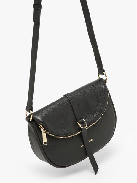 Cross Body Tas Dune Gaia Leder Lancaster Zwart dune gaia 102 ander zicht 2