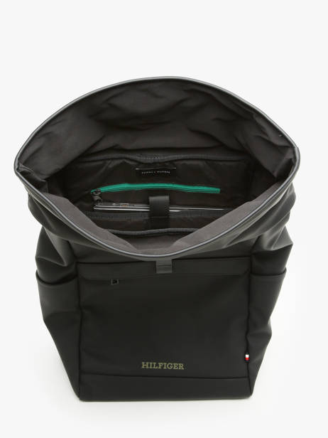 Rugzak Tommy hilfiger Zwart th monotype AM12499 ander zicht 3