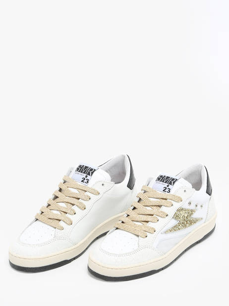 Sneakers Dany Uit Leder Semerdjian Wit women DANY739 ander zicht 2
