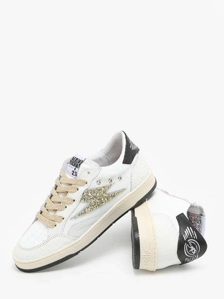 Sneakers Dany Uit Leder Semerdjian Wit women DANY739 ander zicht 3