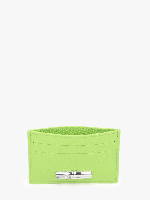 Longchamp Le roseau Kredietkaarthouder Groen