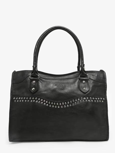 Handtas Glam Leder Basilic pepper Zwart glam BGLA31