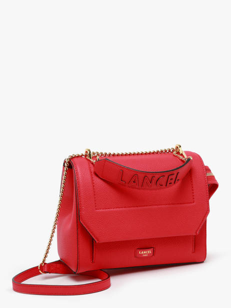 Handtas M Ninon Leder Lancel Rood ninon A09222 ander zicht 2