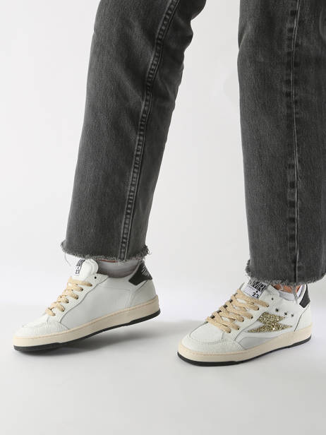 Sneakers Dany Uit Leder Semerdjian Wit women DANY739 ander zicht 1