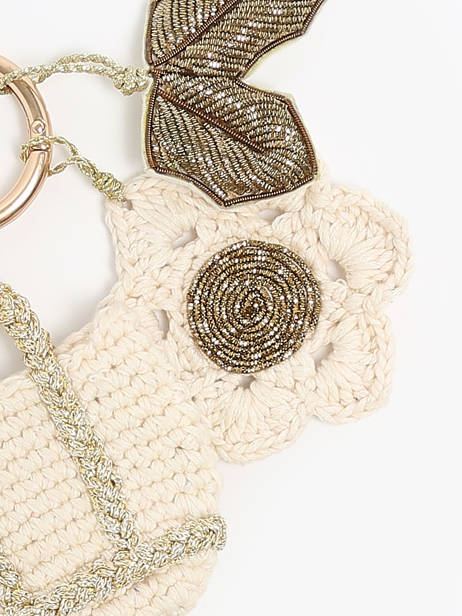 Sleutelhanger Vanessa bruno Beige charms 57V42931 ander zicht 1
