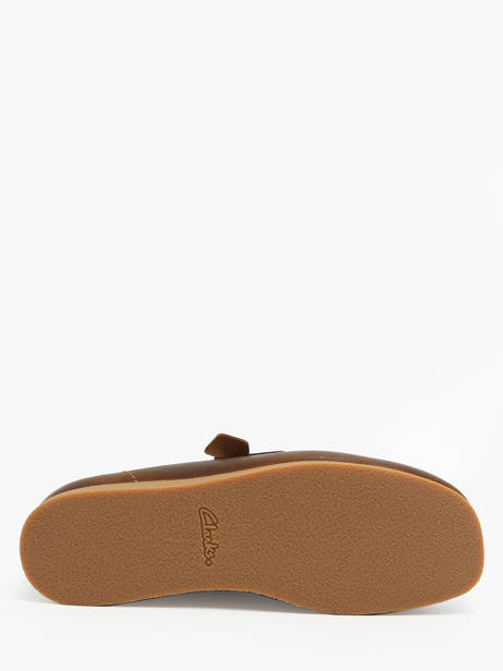 Derby Veterschoenen Wallabee Uit Leder Clarks Bruin men 26172819 ander zicht 4