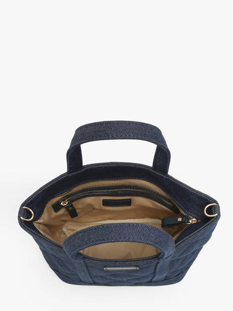 Handtas Cabas Katoen Vanessa bruno Blauw cabas 4V40435 ander zicht 3