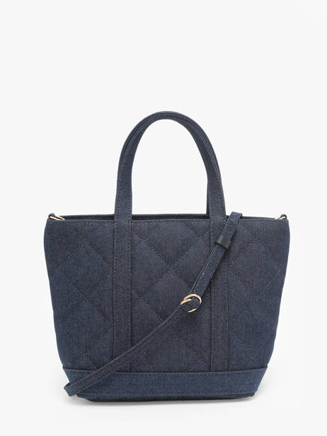 Handtas Cabas Katoen Vanessa bruno Blauw cabas 4V40435 ander zicht 4