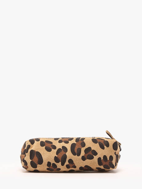 Etui Leder Milano Veelkleurig velvet leopardo VL22116 ander zicht 2