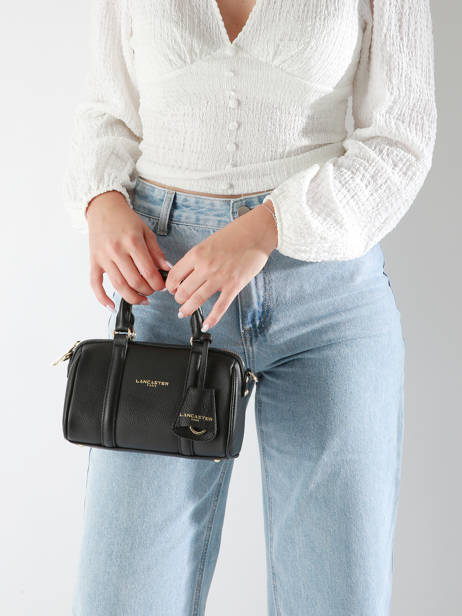 Cross Body Tas Milano Ana Leder Lancaster Zwart milano ana 101 ander zicht 1