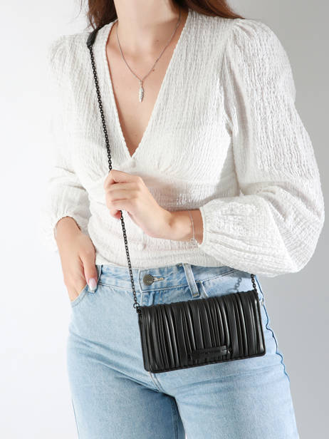 Cross Body Tas K Kushion Polyurethaan Karl lagerfeld Zwart k kushion 245W3229 ander zicht 1