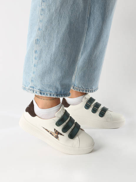 Sneakers AndrÃ©a Vanessa wu Groen women BK2701VT ander zicht 1