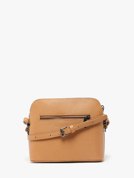 Cross Body Tas Caviar Leder Milano Bruin caviar CA240614 ander zicht 4