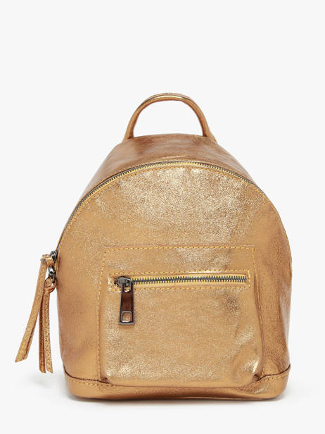 Rugzak Nine Leder Milano Goud nine NI23066