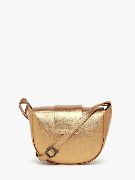 Cross Body Tas Nine Leder Milano Goud nine NI24064 ander zicht 4