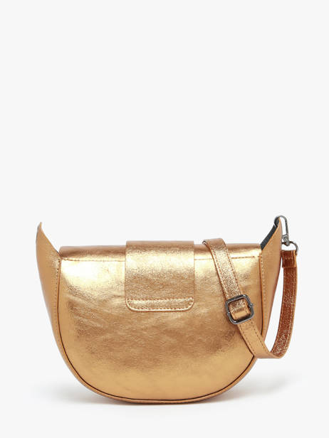 Cross Body Tas Nine Leder Milano Goud nine NI24065 ander zicht 4