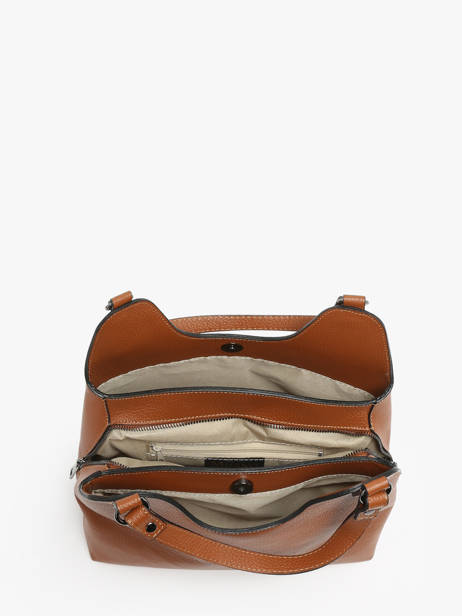 Handtas Caviar Leder Milano Bruin caviar CA24067 ander zicht 3