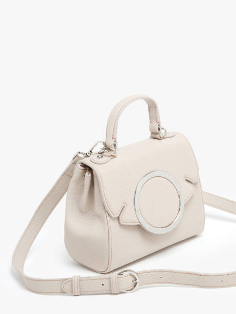 Handtas Yumi Leder Nathan baume Beige ginkgo 4 ander zicht 2