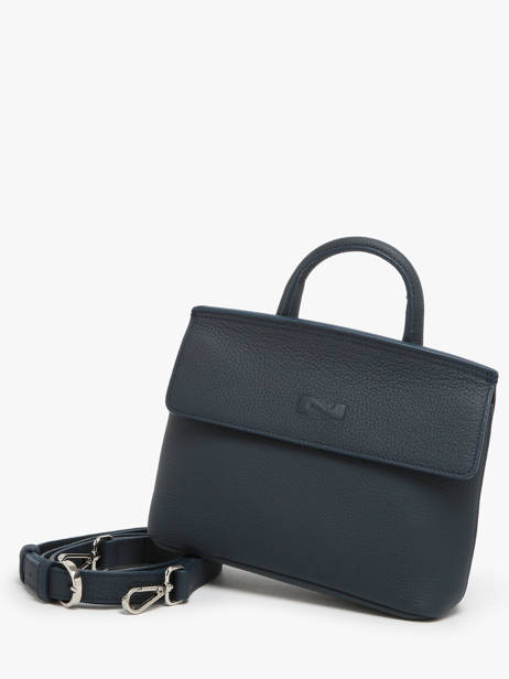 Cross Body Tas Calie Leder Nathan baume Blauw nathan 19 ander zicht 2