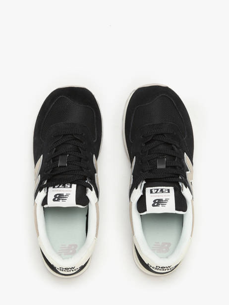 Sneakers 574 New balance Zwart women WL574DK2 ander zicht 4
