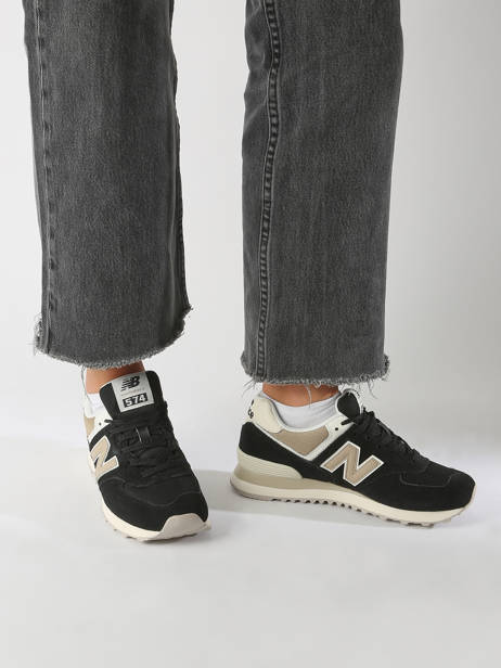 Sneakers 574 New balance Zwart women WL574DK2 ander zicht 1