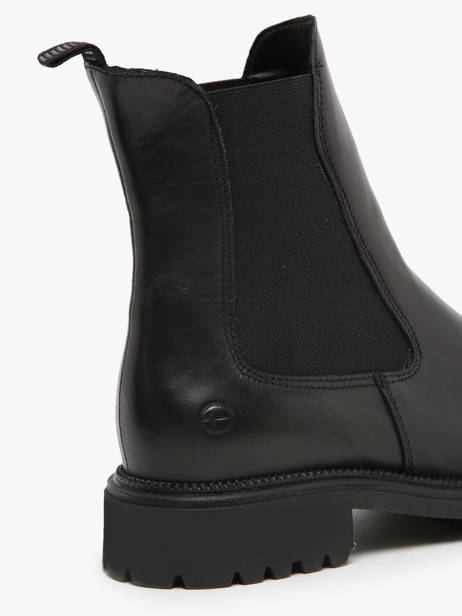 Chelsea Boots Uit Leder Tamaris Zwart women 41 ander zicht 3