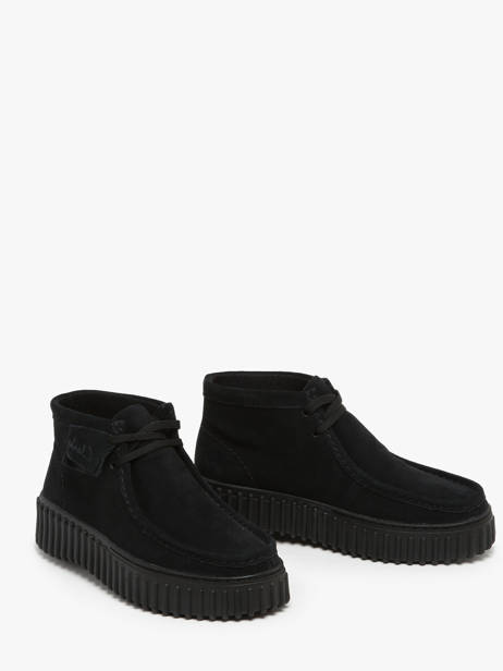 Derby Veterschoenen Torhill Moss Uit Leder Clarks Zwart women 26179360 ander zicht 2