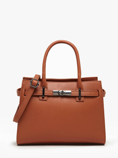 Handtas Caviar Leder Milano Oranje caviar CA24063